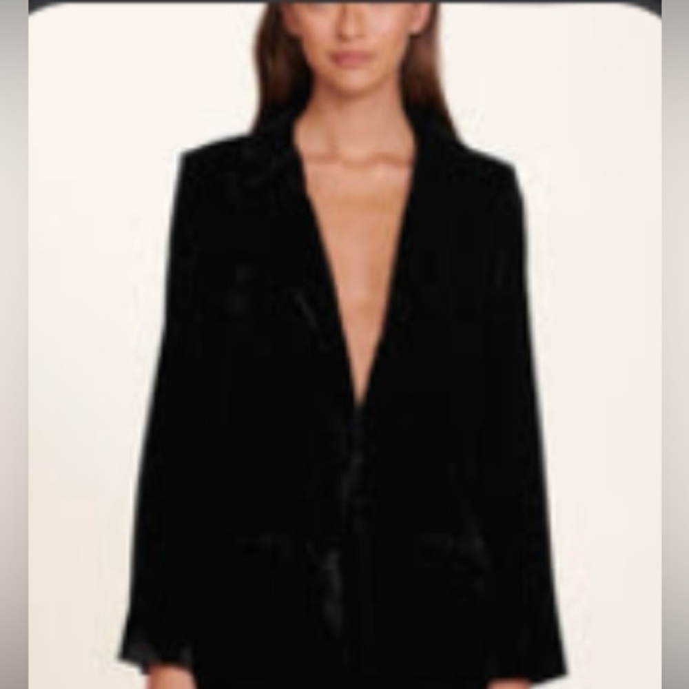 Staud velvet madden blazer size small